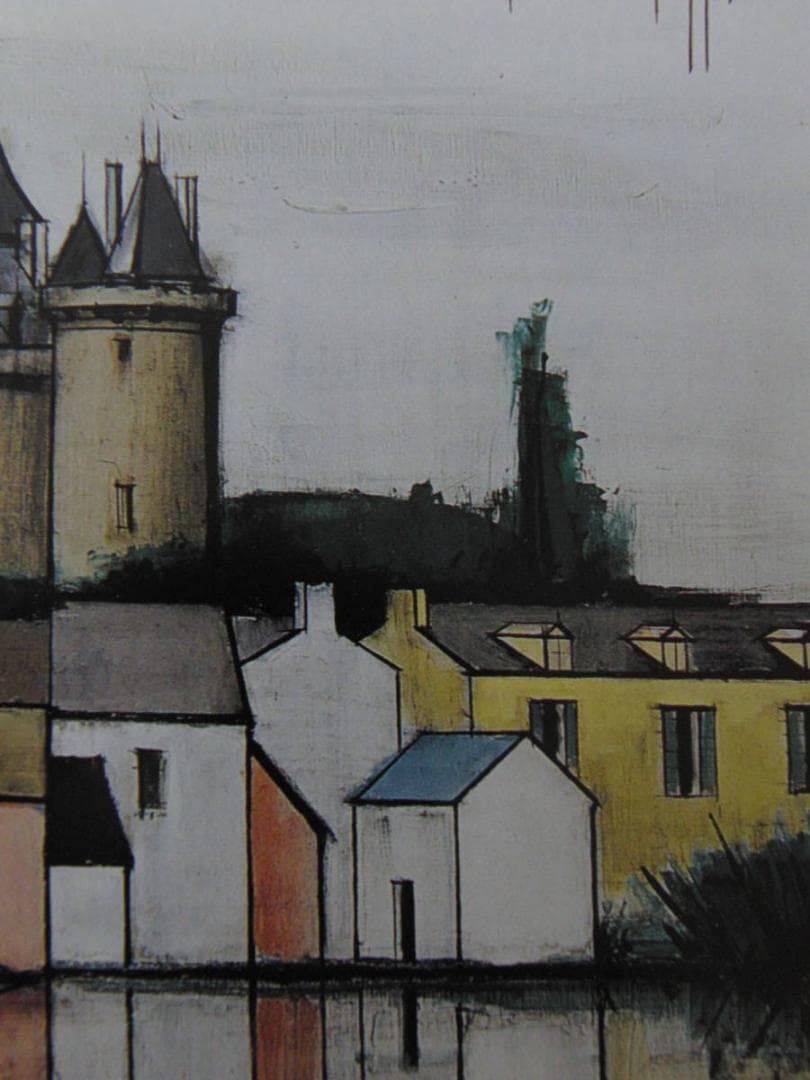 ベルナール・ビュッフェ「Combourg-Chateaubriand」