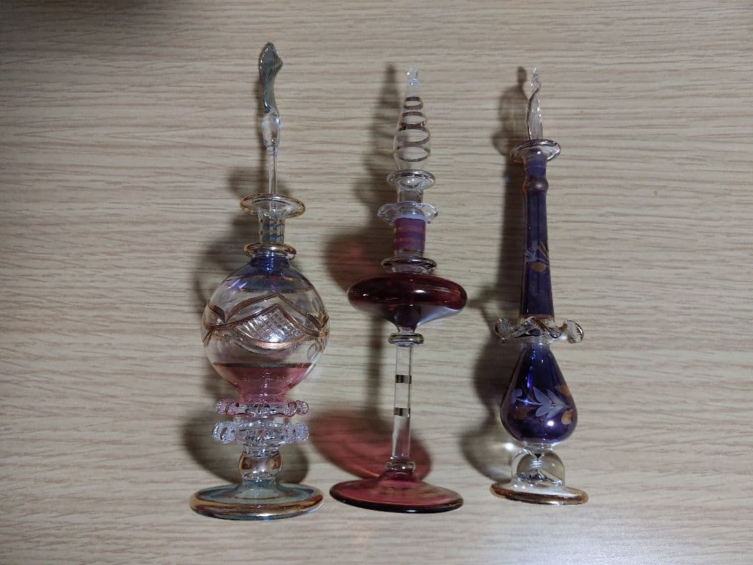 即購入可　エジプト　香水瓶　ガラス瓶　78点　セット　まとめ売り