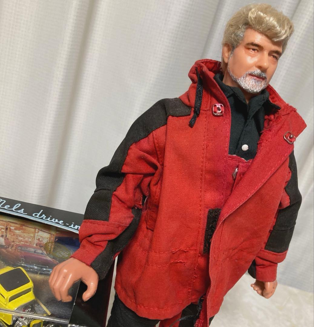 ホットウィール　アメリカングラフィティー　未開封+ ルーカス風カスタムフィギュア