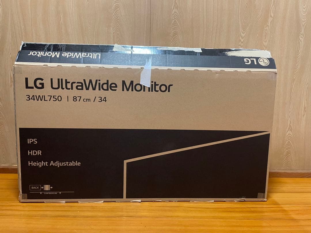 LG 34インチウルトラワイドモニター　34WL750