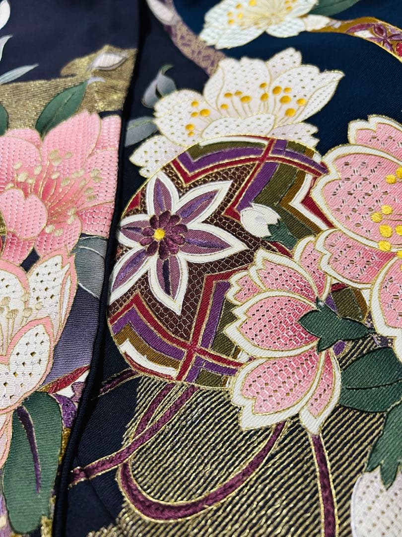 最高級汕頭総刺繍の届いて直ぐお召しになれます お振袖25点フルセット　やまと誂製