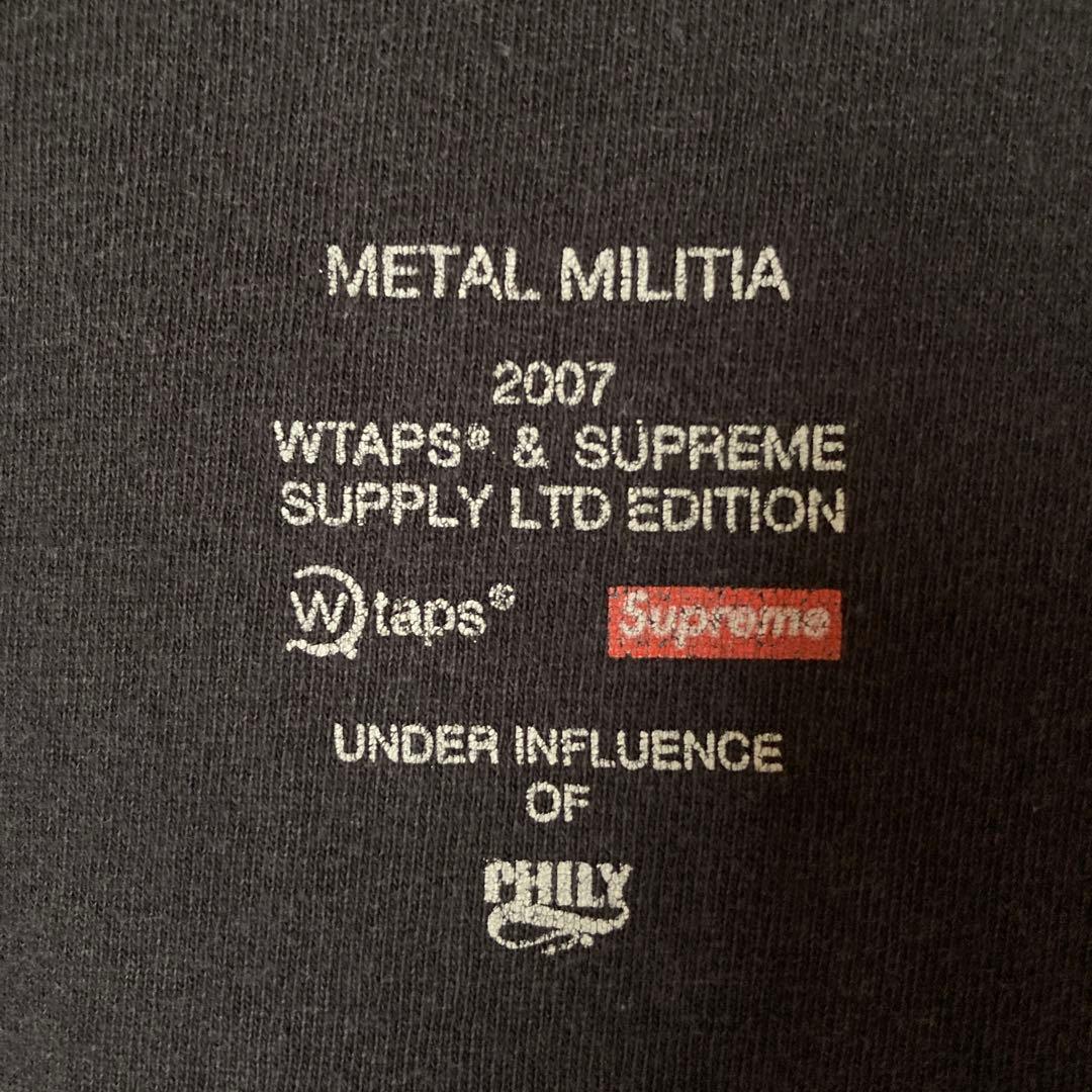 Supreme TOO BLACK TOO STRONGスカルプリント Tシャツ