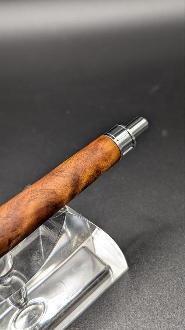 253ペン工房翌檜　屋久杉　光明杢　木軸シャーペン　木軸ボールペン