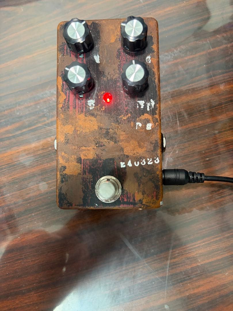 KarDiaN DS4A ディストーションエフェクター　ビルダーサイン入り