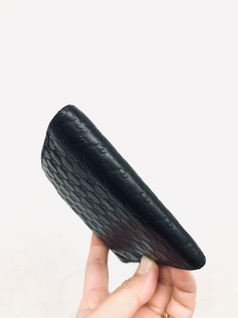 GUCCI ミニ財布 マイクロGG インターロッキング シマ 箱あり