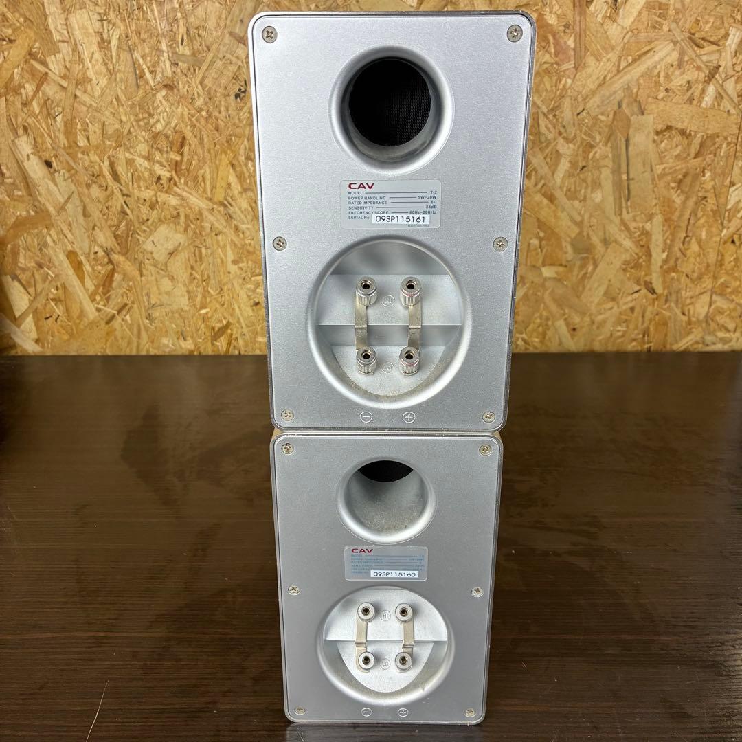 ゴ*ン様 【希少】CAV 真空管アンプ VAZIO T-2 スピーカー　オーディ