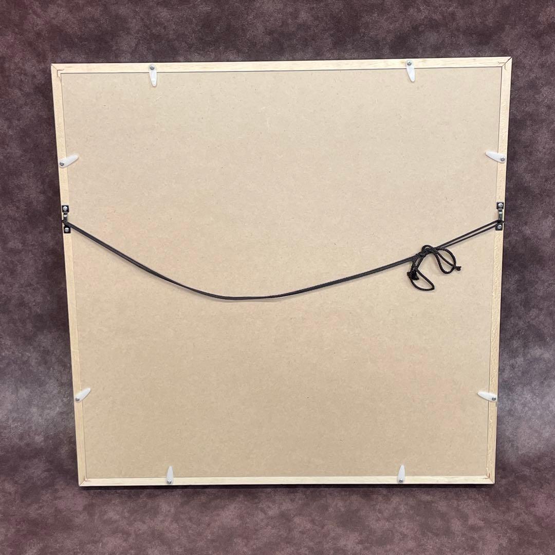 【美品】御木幽石　あした　地蔵 和紙 ファブリックパネル 大