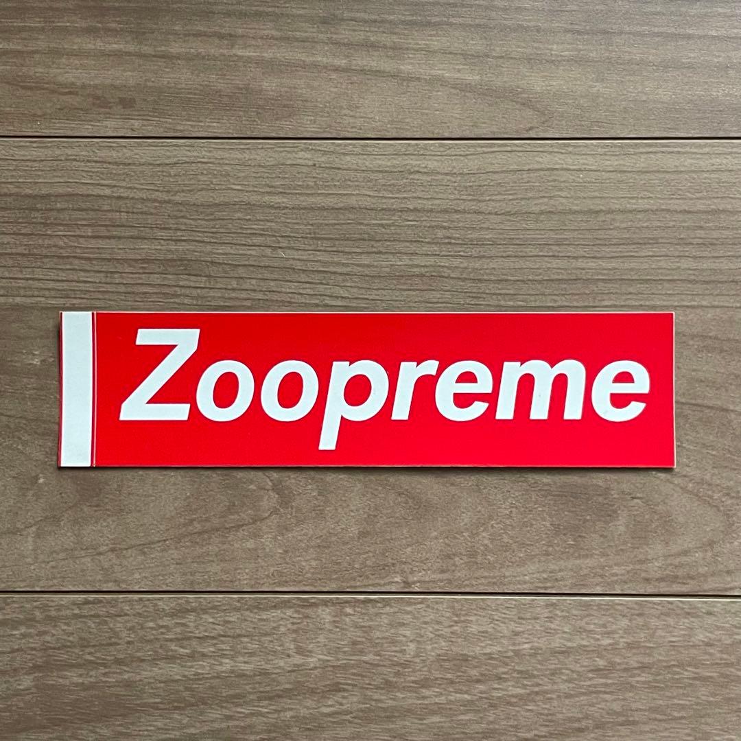 Supreme×ZOOYORK Zoopreme BOX LOGO ステッカー