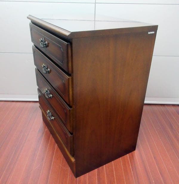 カリモク チェスト 4段 コロニアル