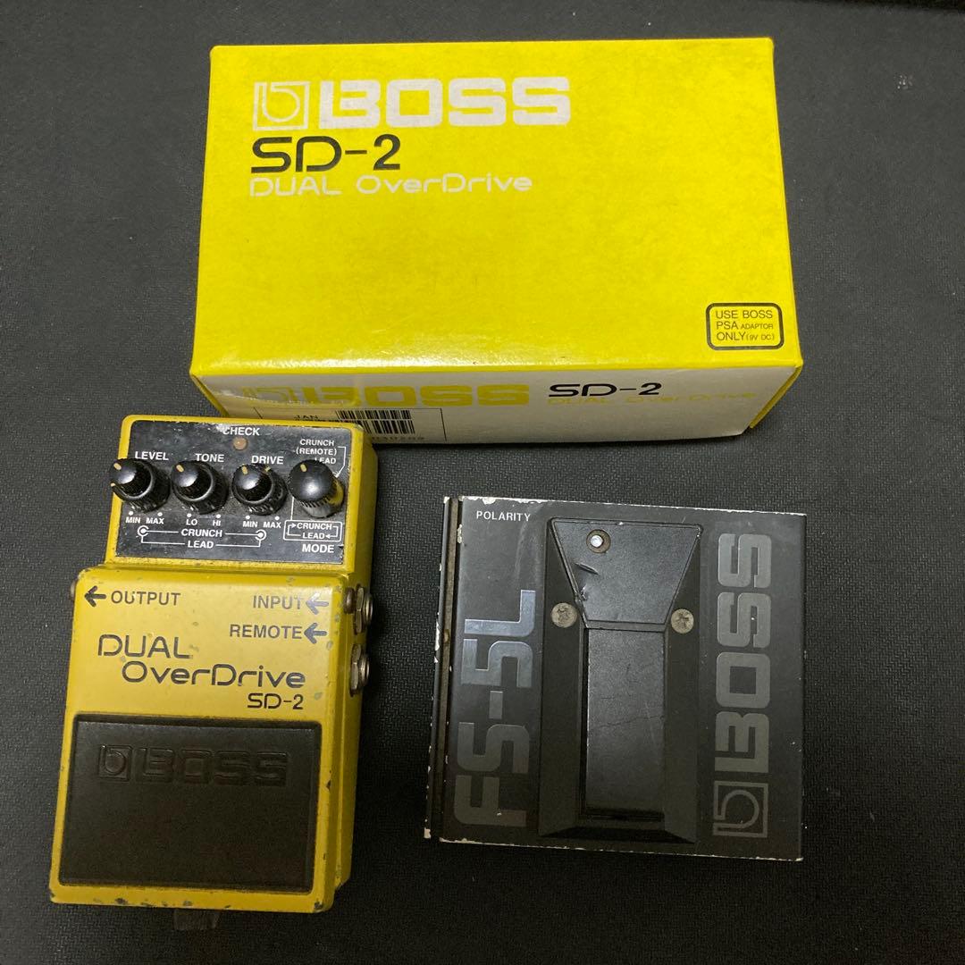 BOSS SD-2 デュアルオーバードライブ ＋FS-5L