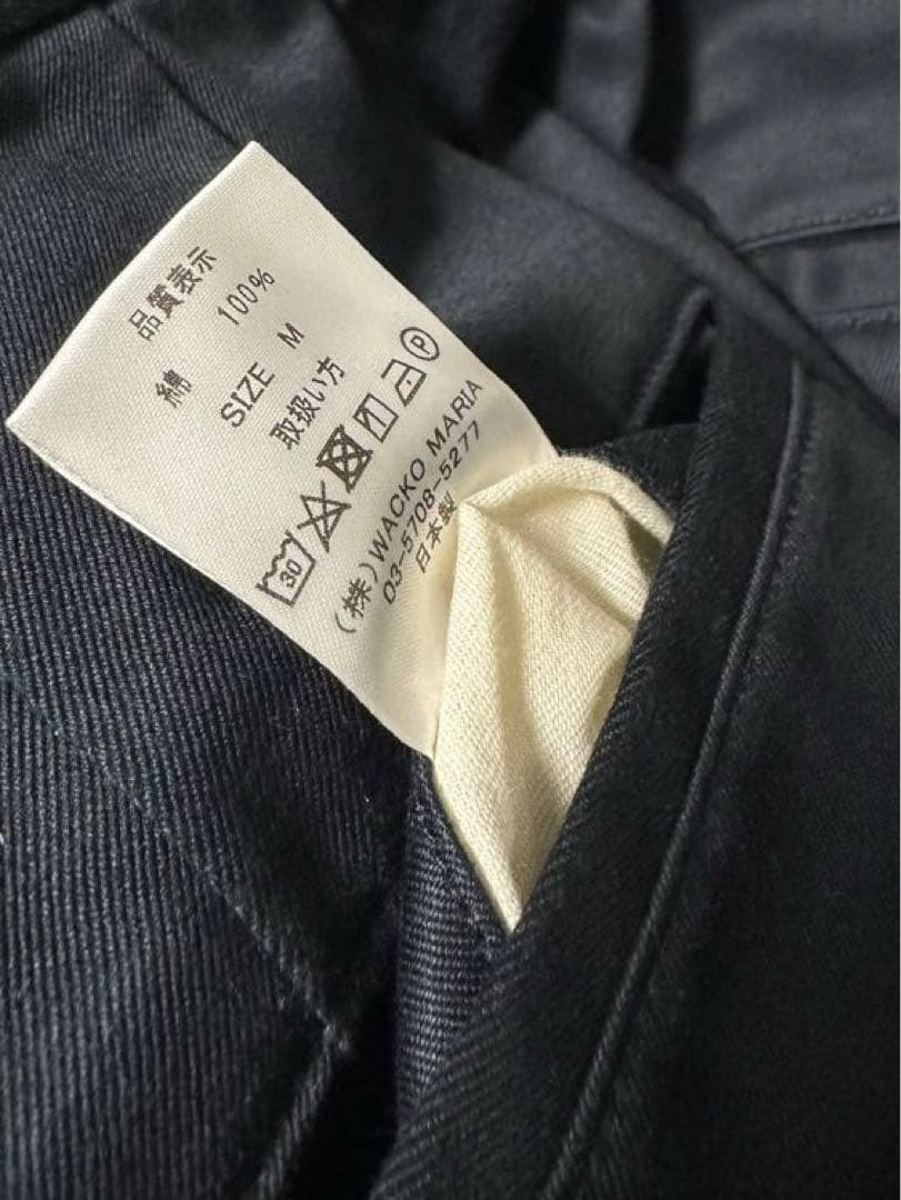 WACKO MARIA チノトラウザーズ パンツ ネイビー