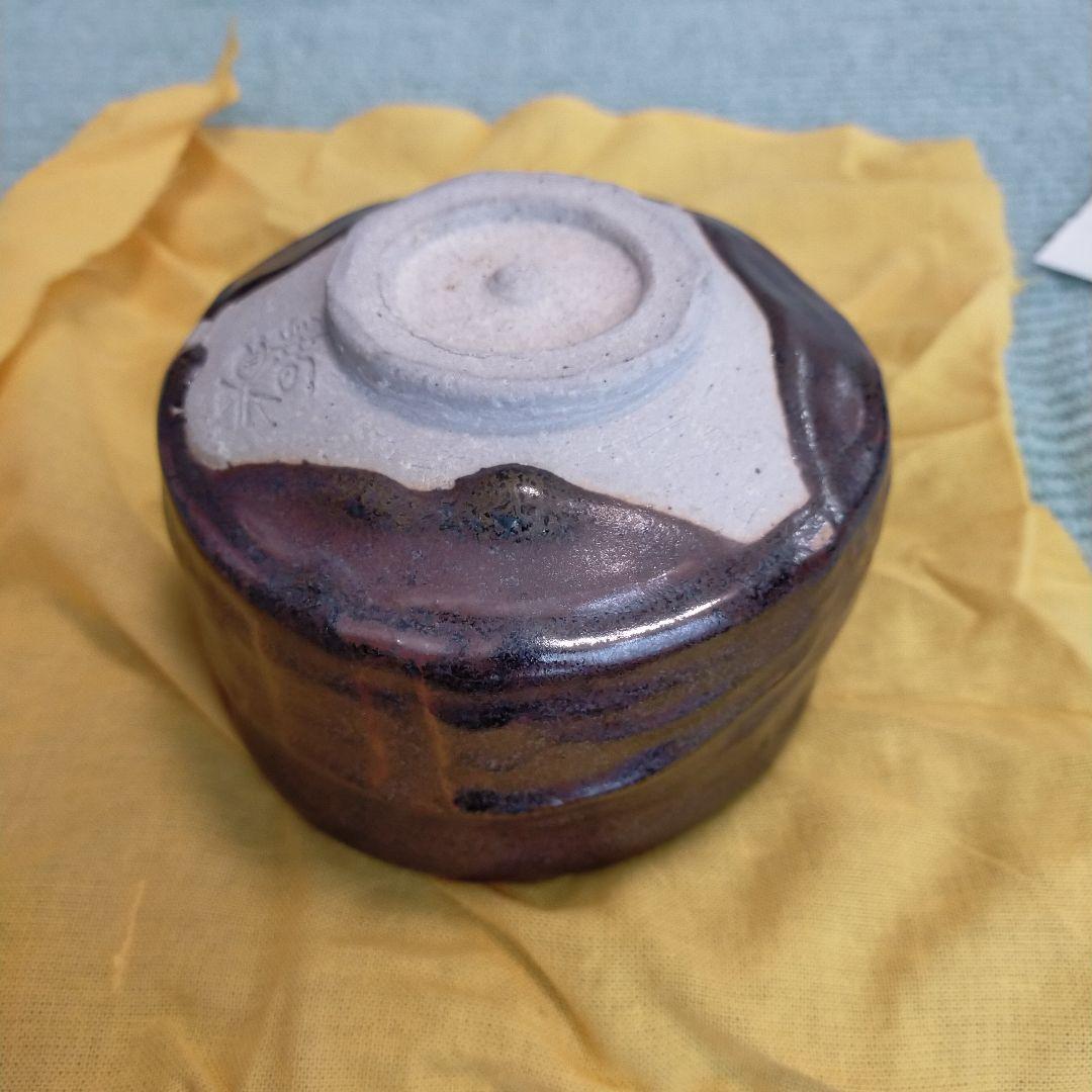 茶道具 瀬戸物 茶碗 加藤春鼎 作　直径12cm　高さ8cm