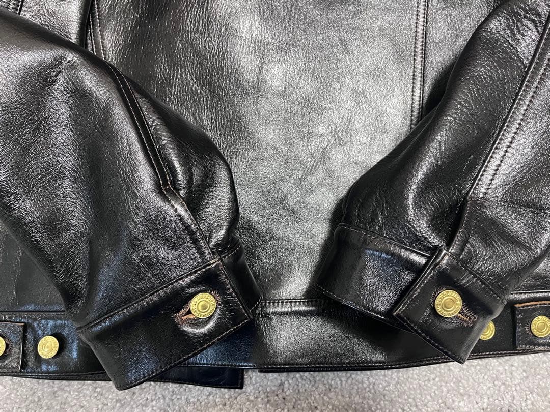 DOUBLE HELIX/ダブルヘリックス/ホースハイドレザー/大きサイズ48