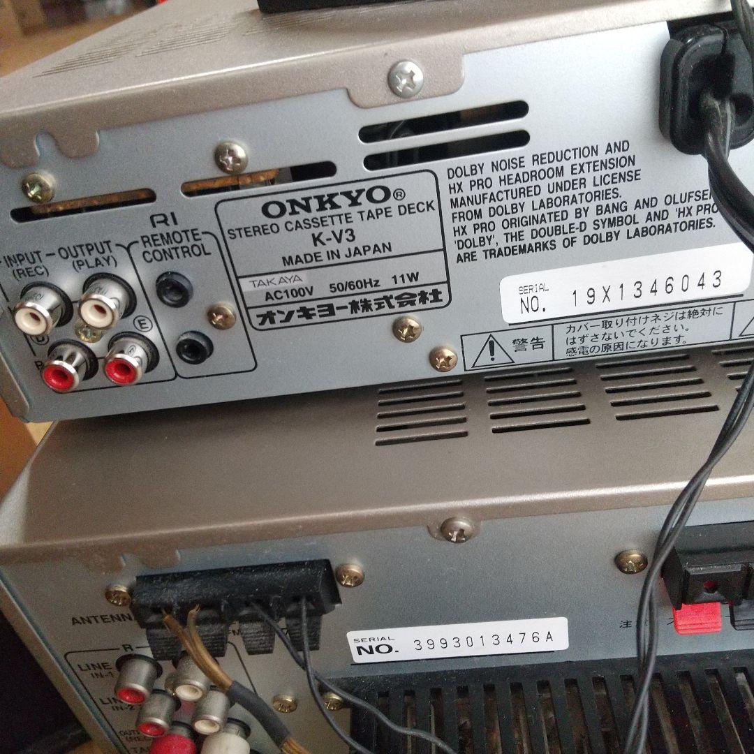 ※ジャンク品※　ONKYO 　FR-V3　コンポ