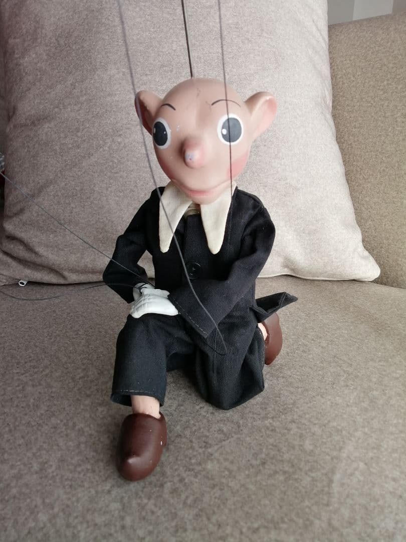 チェコ製　人形劇シュペイブル（Spejbl）の操り人形