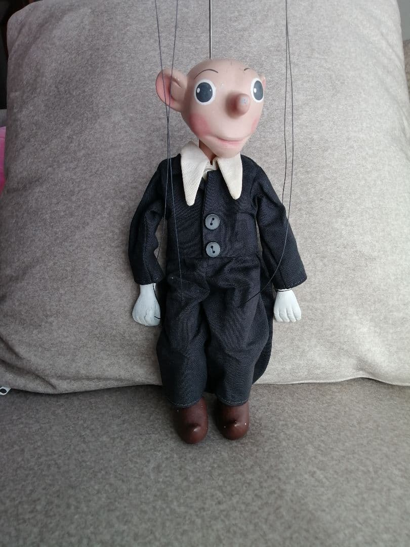 チェコ製　人形劇シュペイブル（Spejbl）の操り人形