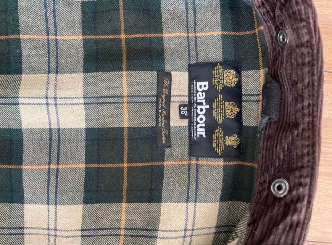 Barbour BORDER ボーダー SL 36 美品