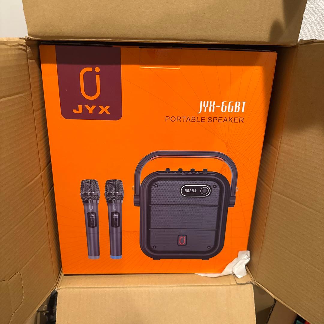jyx-66bt カラオケ家庭用　スピーカーマイクセット