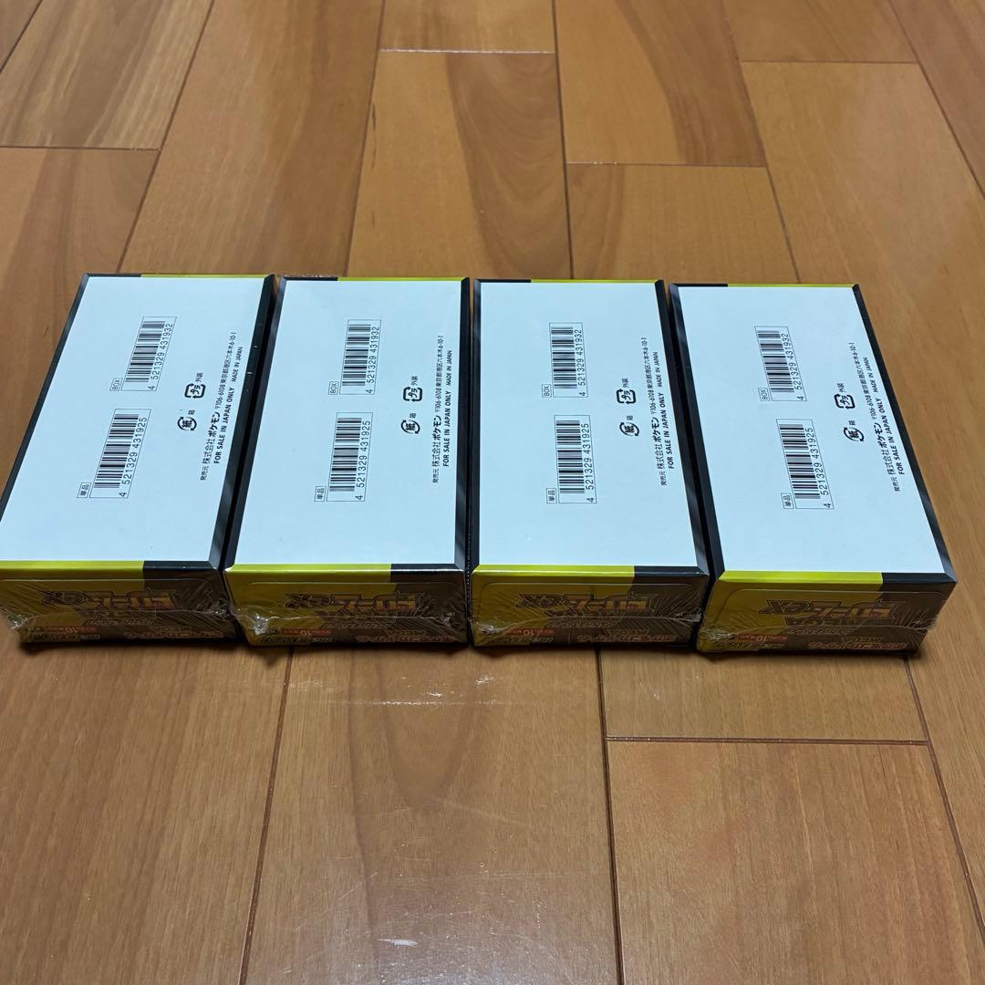 ポケモンカード　MEGA ドリームex 4BOX シュリンク付