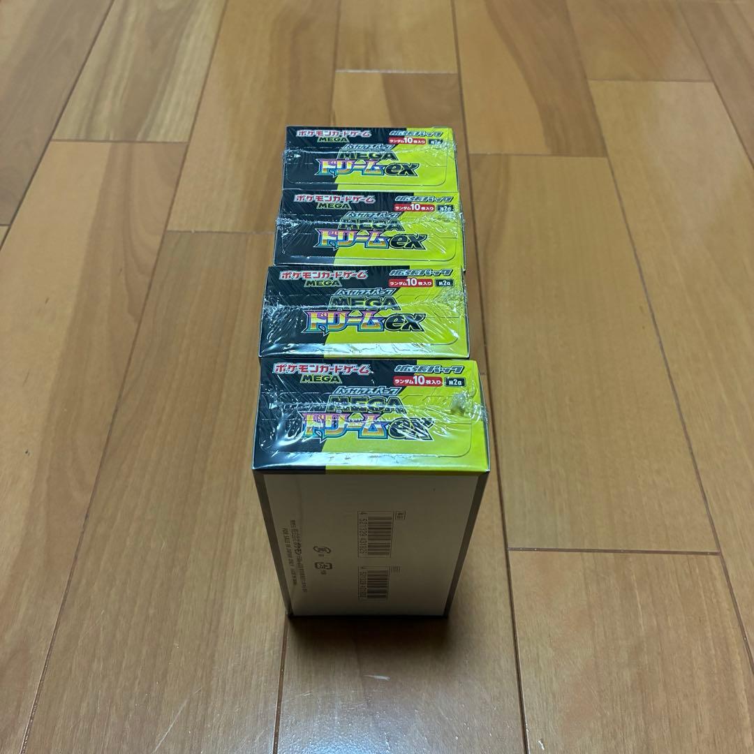 ポケモンカード　MEGA ドリームex 4BOX シュリンク付