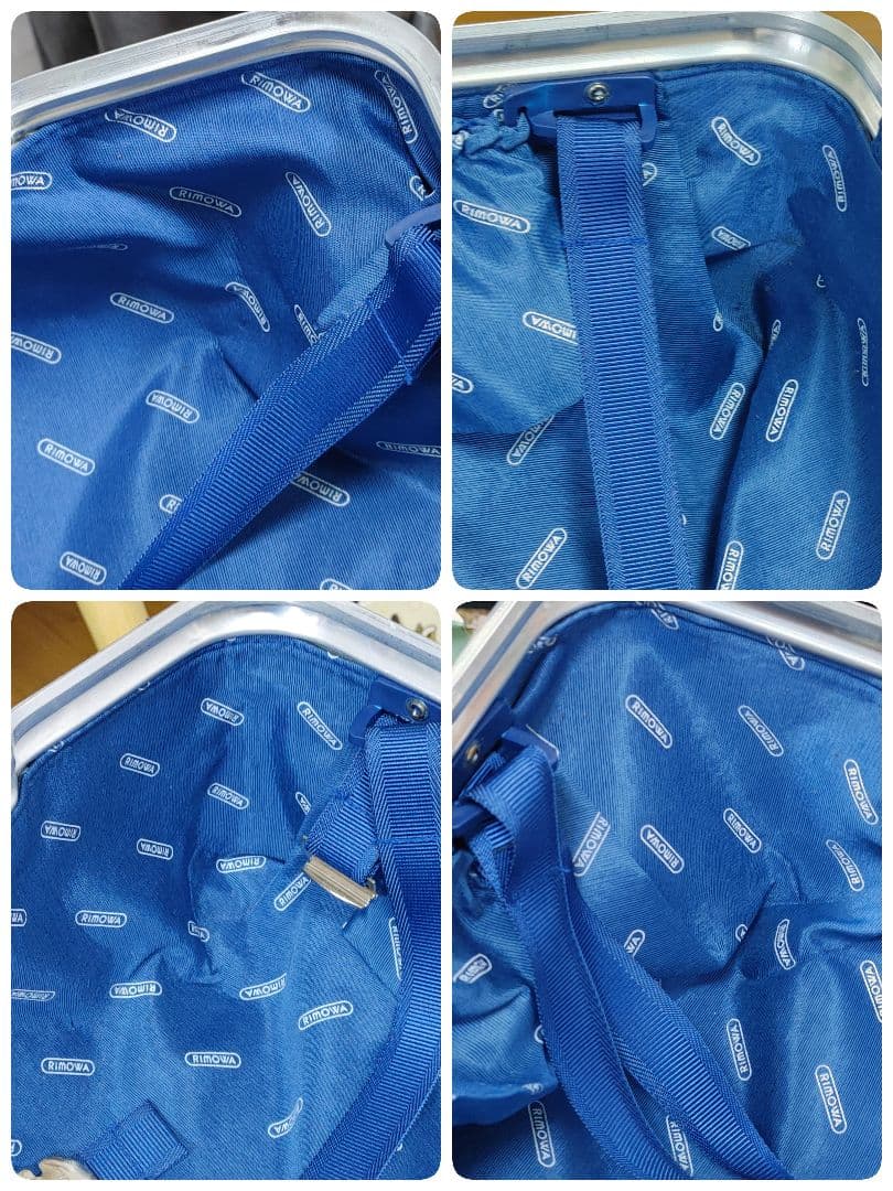 リモワ トパーズ 104L 4輪 青ロゴ アルミキャリーケース廃盤ヴィンテージ