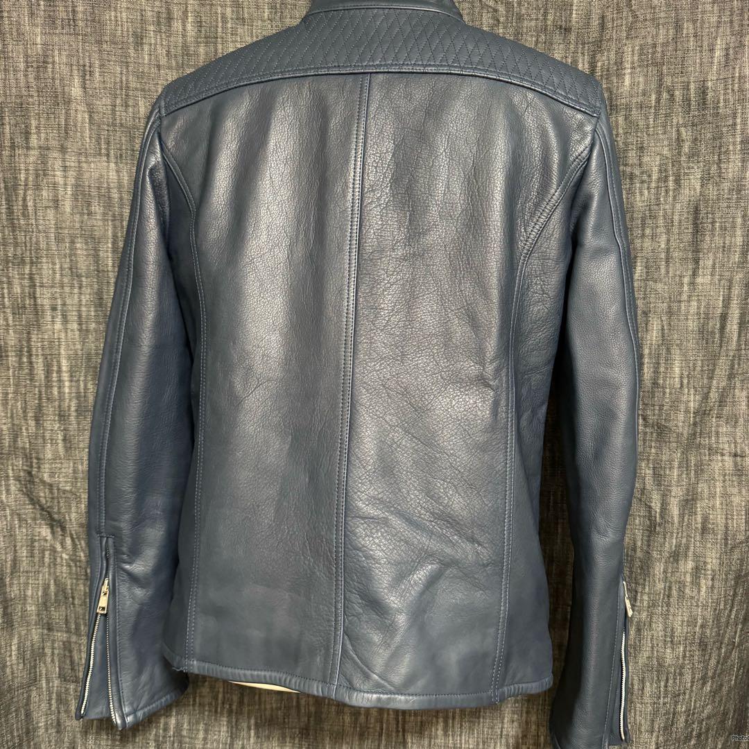 定価132000円 AKM wjk高級ライン　カウレザーシングルライダース　M