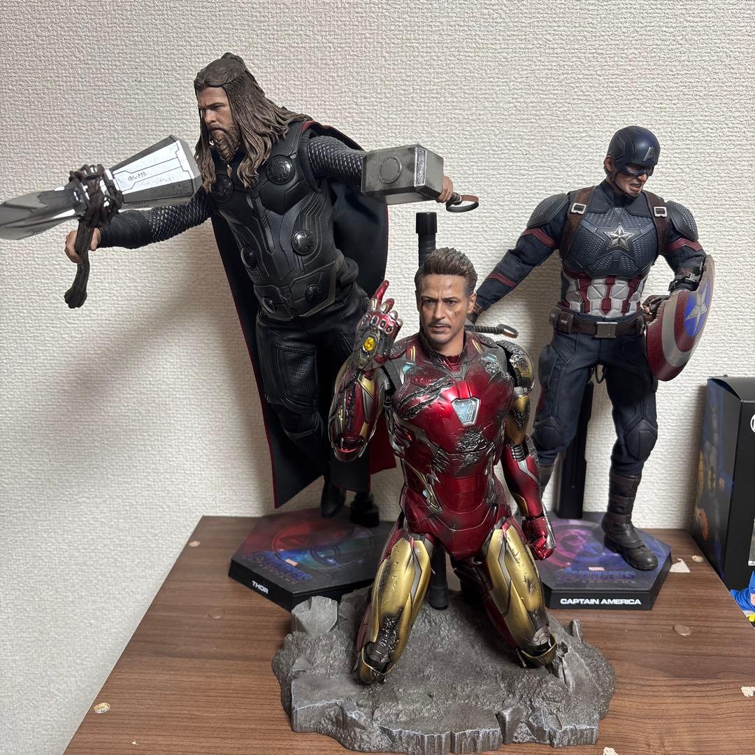 ホットトイズアイアンマン・キャプテン・アメリカ・ソー フィギュア　他備品なし