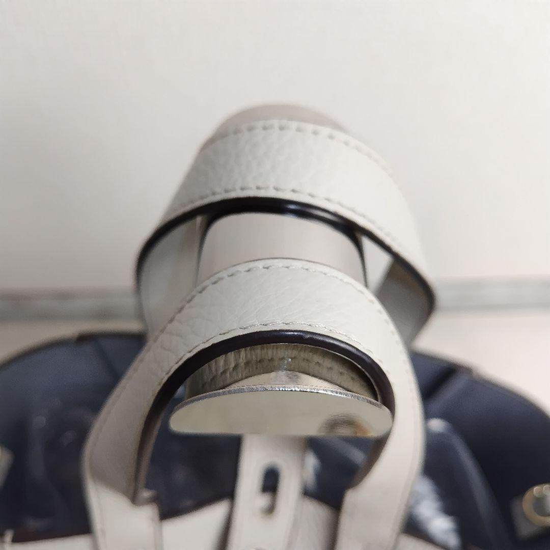 ✨美品✨FURLA　ミニネット　ショルダーバッグ　レザー　アイボリー　2way