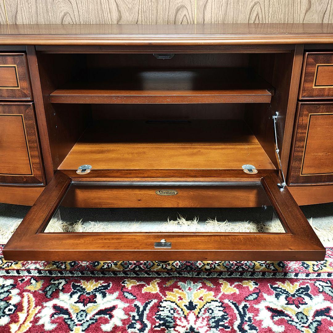 テレビボード「ベネチア」幅120cm マホガニー材