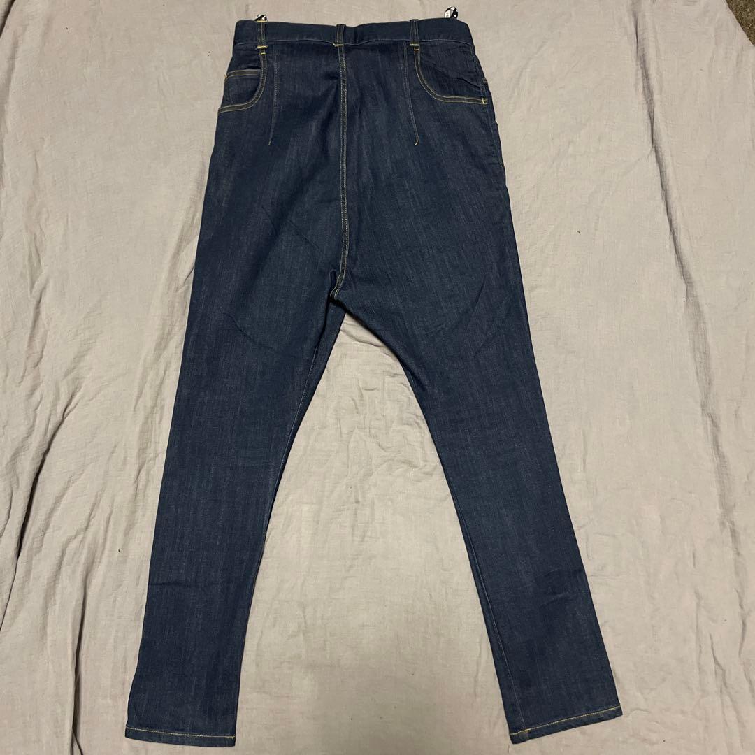 mercibeaucoup メルシーボークー　サルエルパンツ　うしろまえデニム