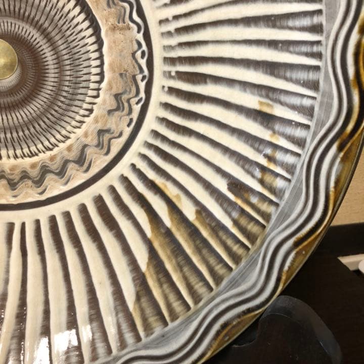 小鹿田焼(おんたやき) 【重要無形文化財】大皿　40センチ