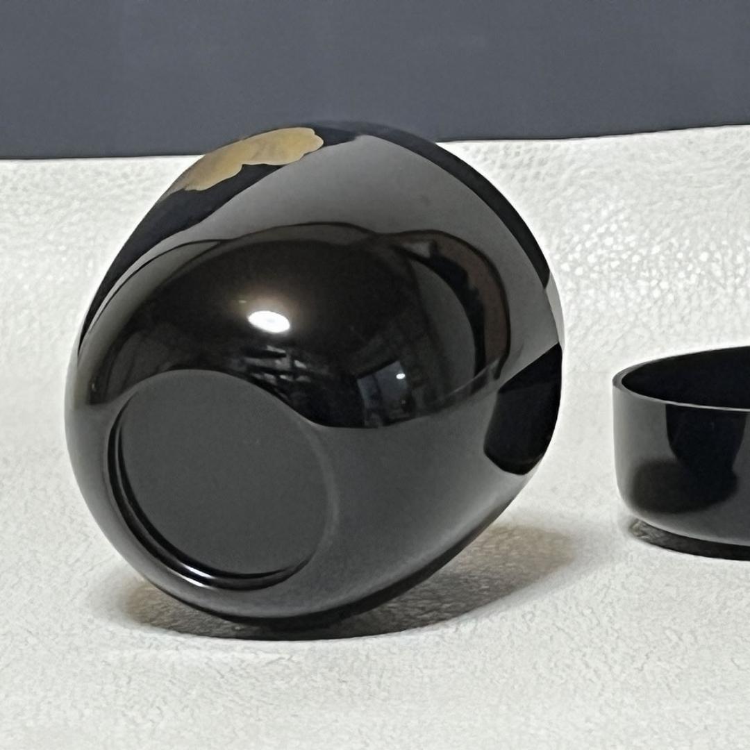 蒔絵 棗 塗師 嘉祥 菊桐 中棗 共箱 木製 漆塗 茶器 茶道具 k2980