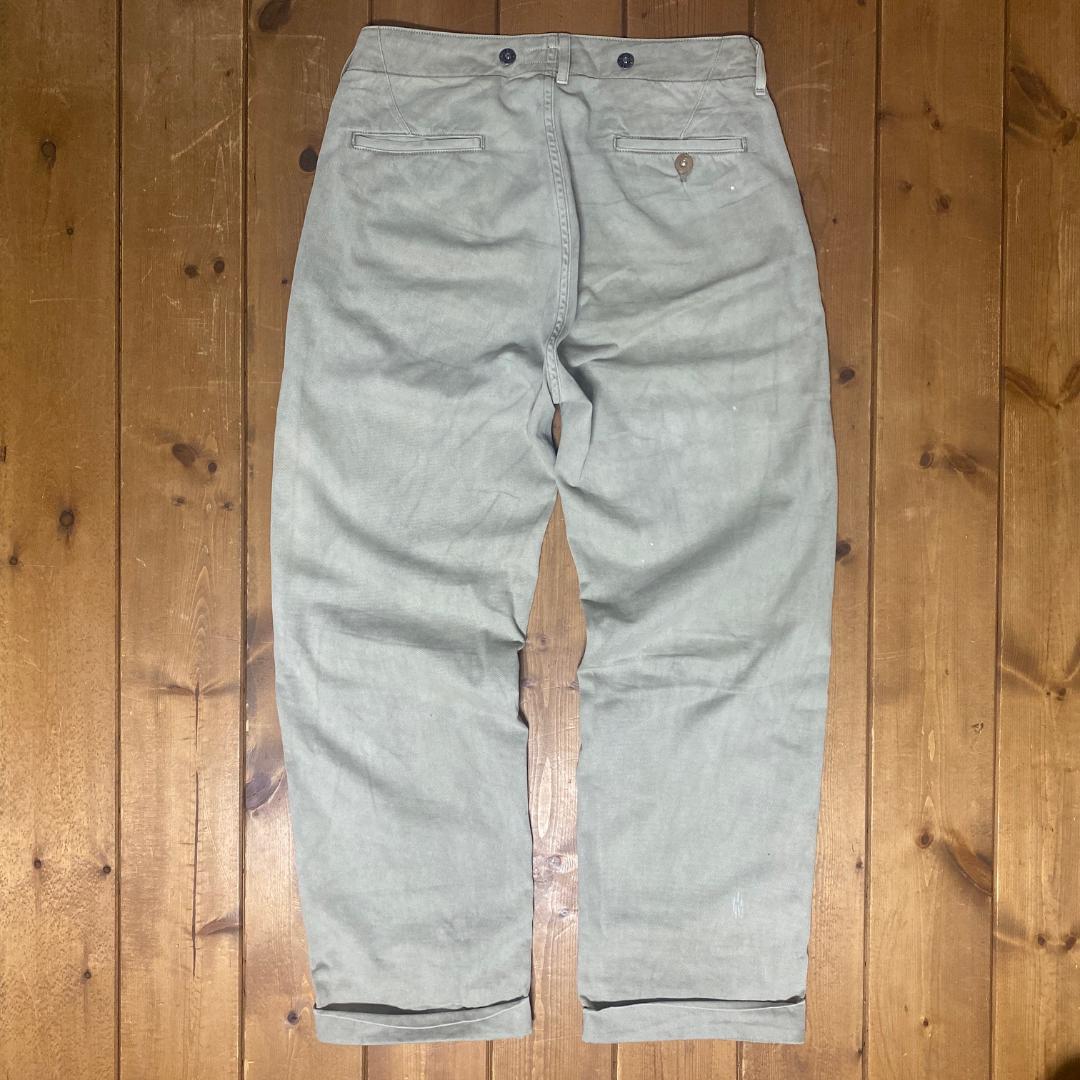 ジョニーデップ着用 リーバイス LVC 20s ビンテージ加工 チノ トラウザー