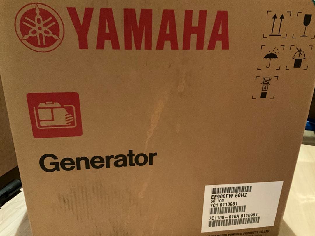 YAMAHA EF900FW 60HZ 発電機　新品　未使用