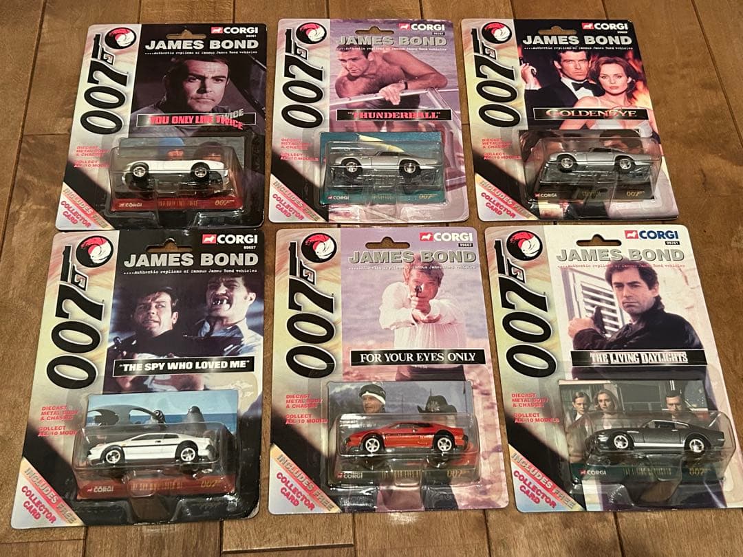 Corgi James Bond 007 6台セット