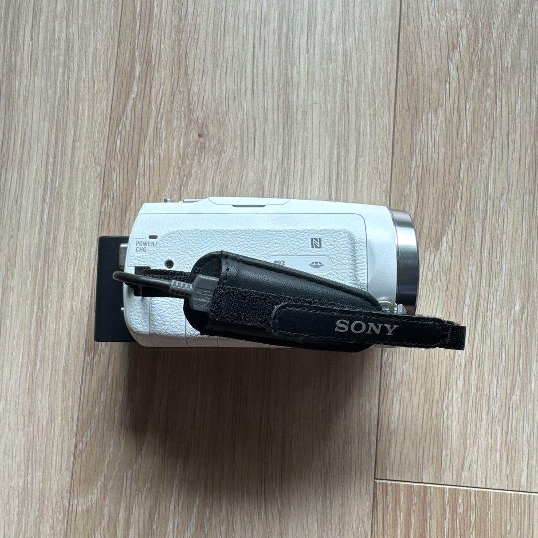 優*里様 SONY HDR-CX680 ホワイト ビデオカメラ 本体