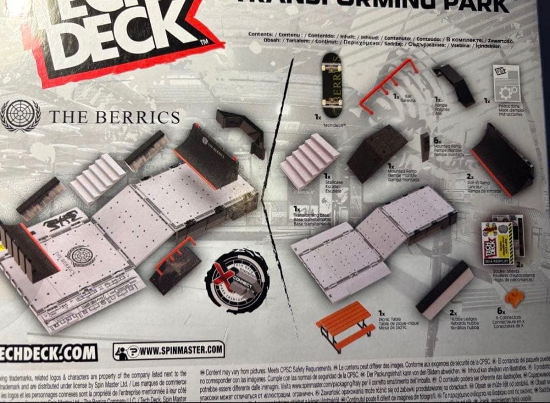 スケートボード TECH DECK TRANSFORMING PARK
