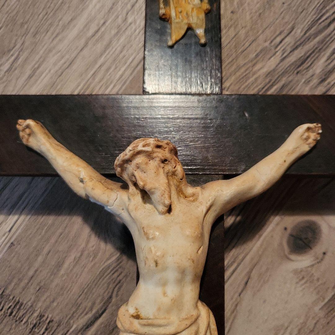 十字架 キリスト像　木製・鉄製