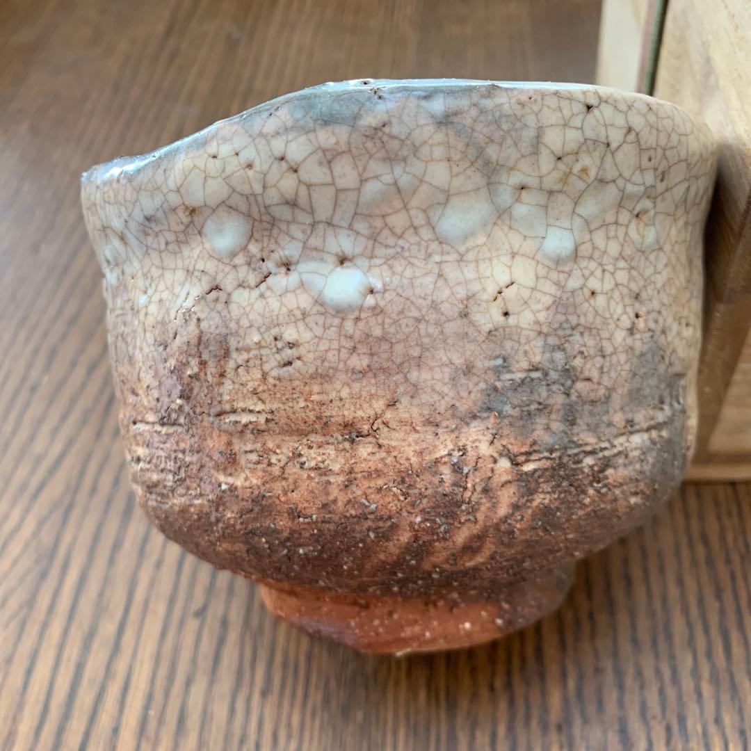 抹茶碗⭐️萩焼⭐️広瀬淡雅⭐️共箱⭐️蔵保管