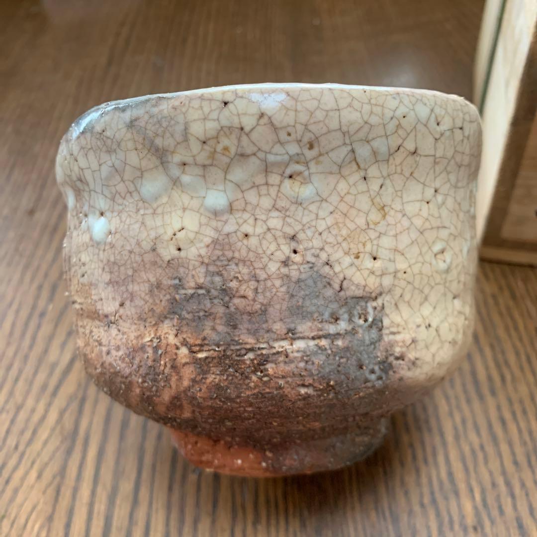 抹茶碗⭐️萩焼⭐️広瀬淡雅⭐️共箱⭐️蔵保管