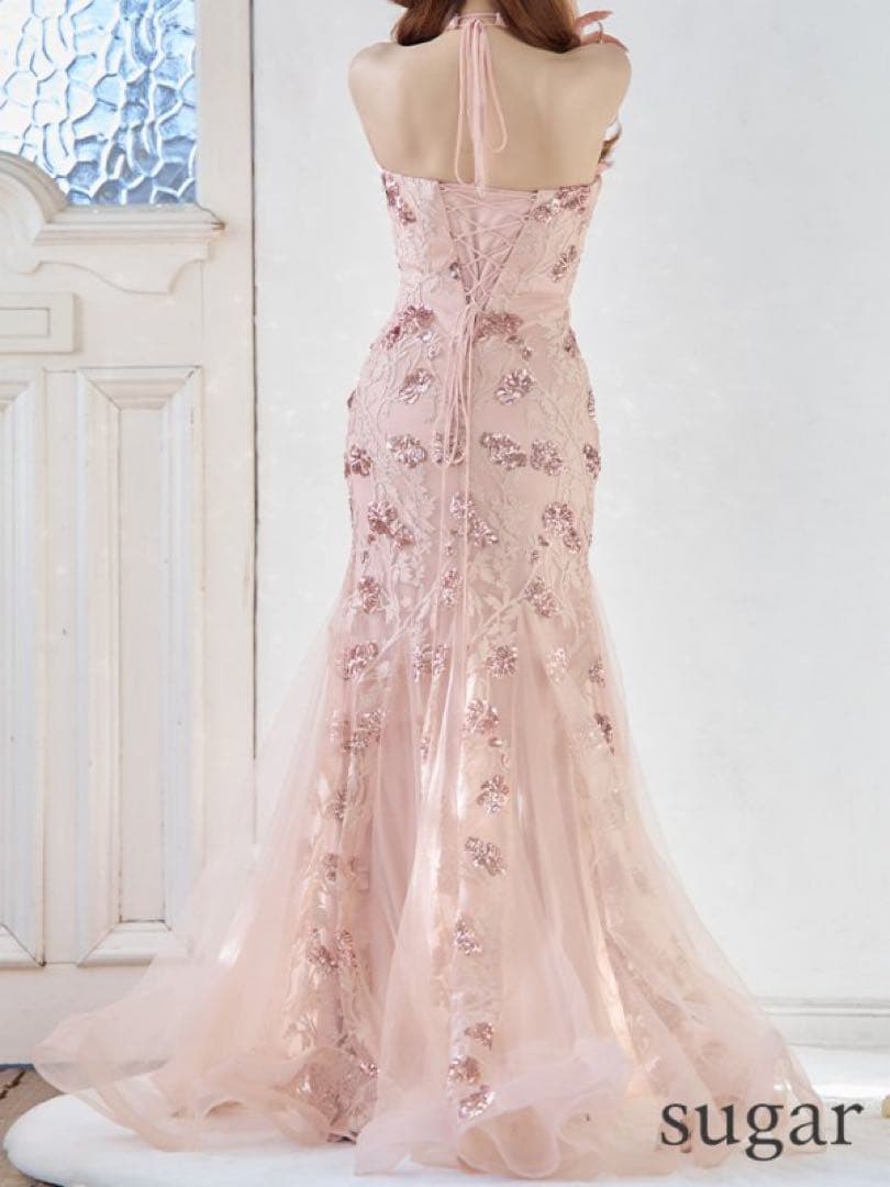 t.♡JEAN MACLEAN ジャンマクレーン マーメイド 刺繍ドレス