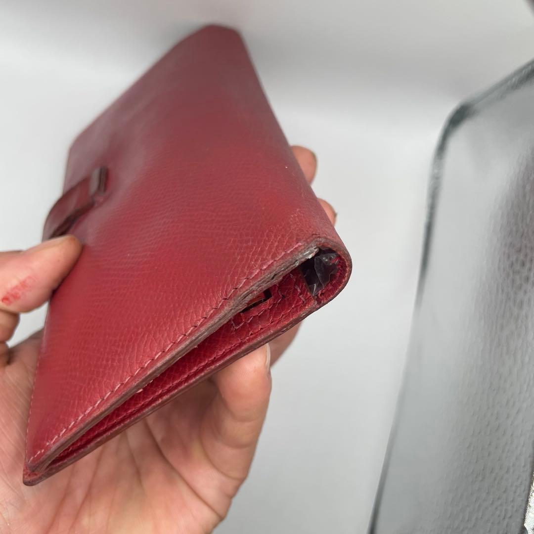 HERMESエルメス べアンクラシック二つ折り長財布　C刻印