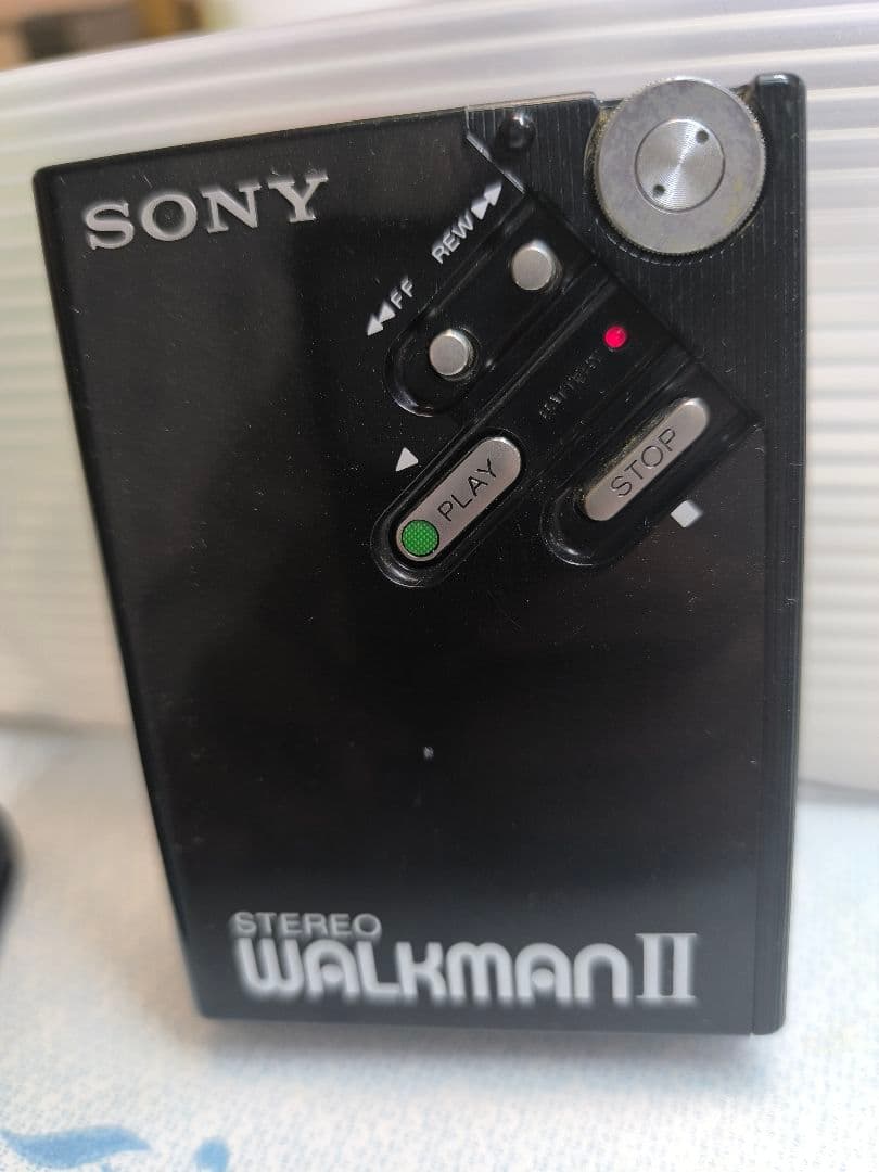 【希少ホルダー付】SONY WALKMAN II WM-2 通電のみ確認 不動品