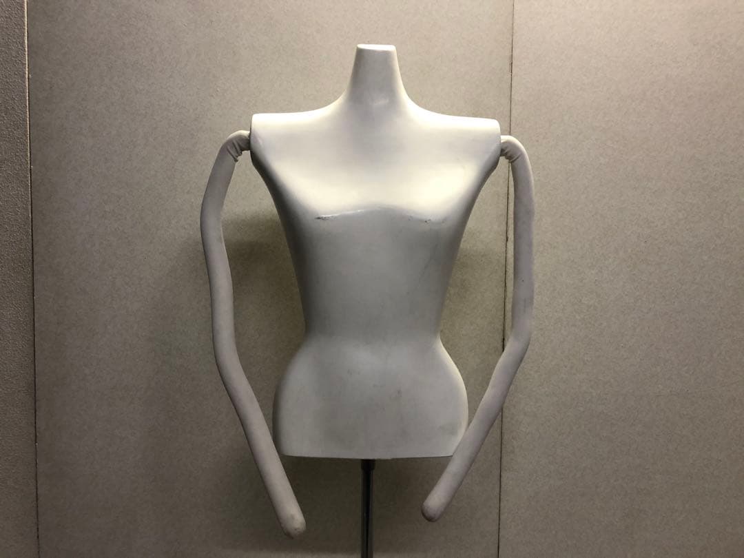 婦人トルソー・ボディ・マネキン稀有品(腕付)