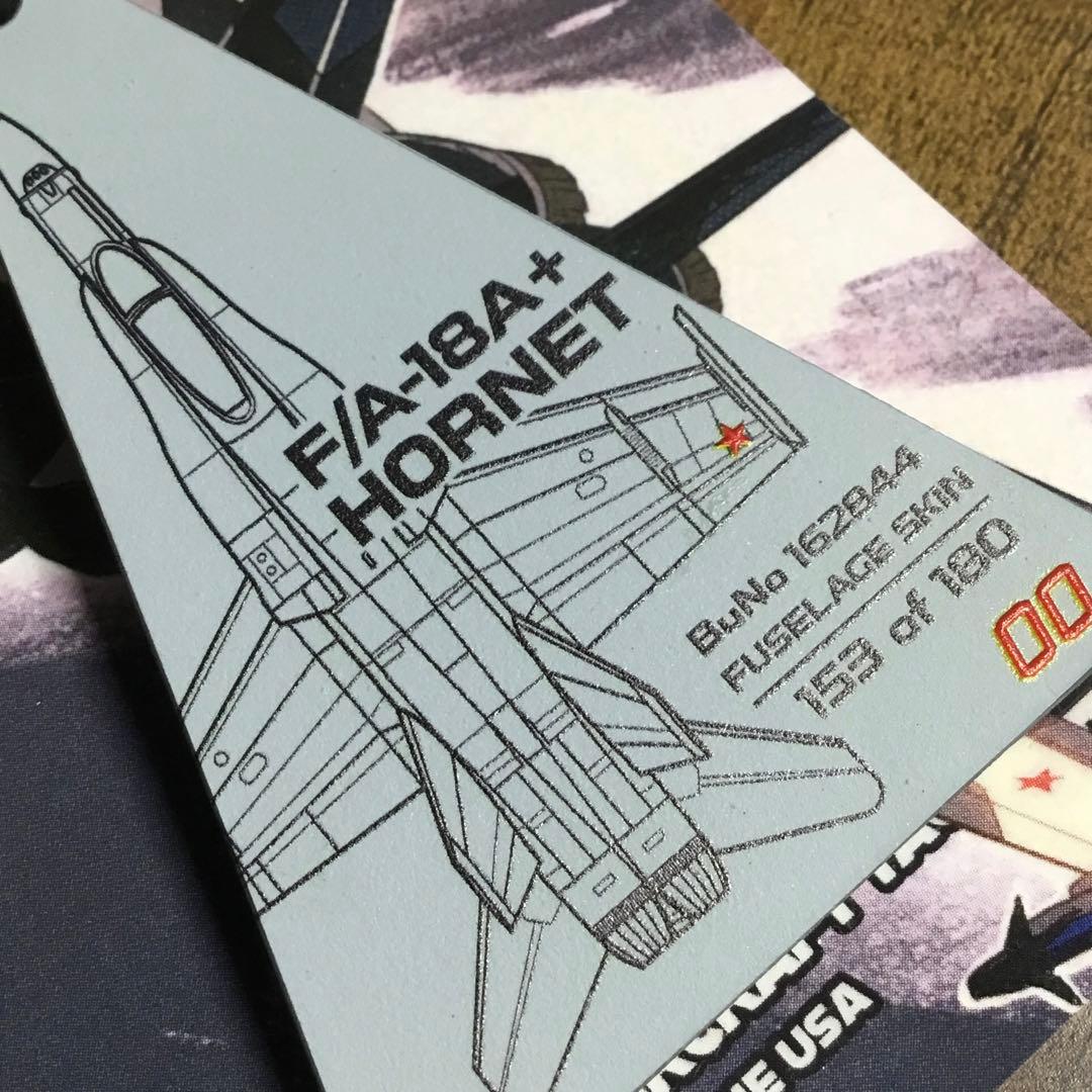 F/A-18A　実機使用キーホルダー　アメリカ海軍　戦闘機　TOPGUN　完売品