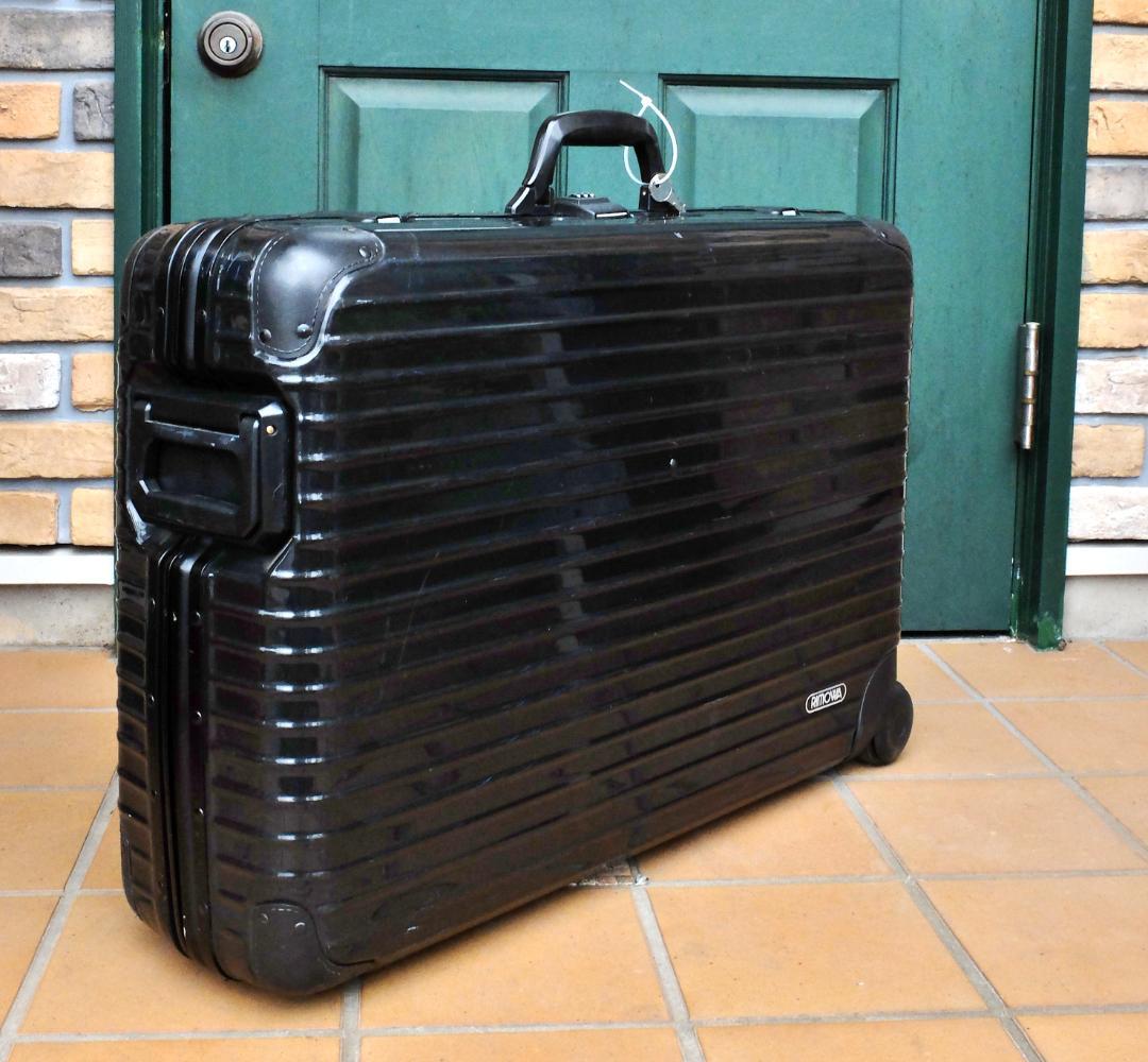 RIMOWAリモワ『サンバ・ノヴァ』プルタブ 2輪トロリー 66L 艶黒 レア