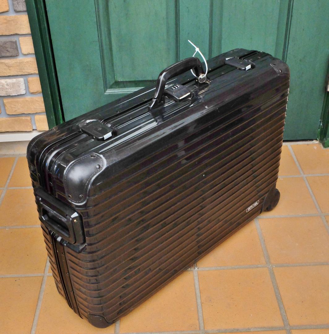 RIMOWAリモワ『サンバ・ノヴァ』プルタブ 2輪トロリー 66L 艶黒 レア