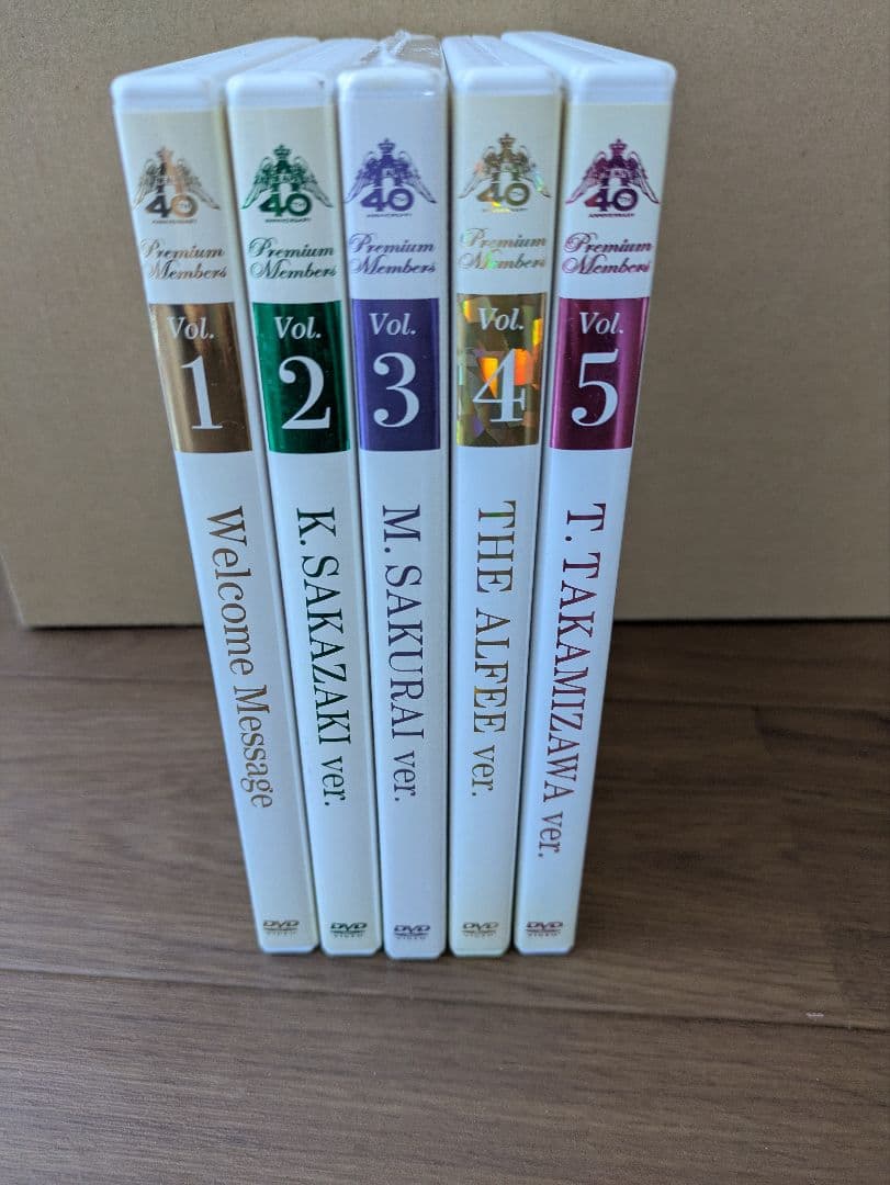 THE ALFEE 40th プレミアムメンバー DVD+秋ツアー銀テープ