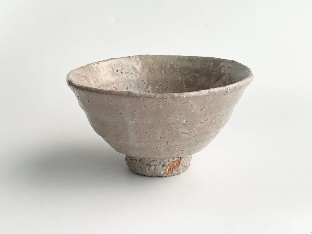 陶芸家　人間国宝　十代　三輪休雪　萩茶碗　萩焼　井戸茶碗　共箱　三輪休和