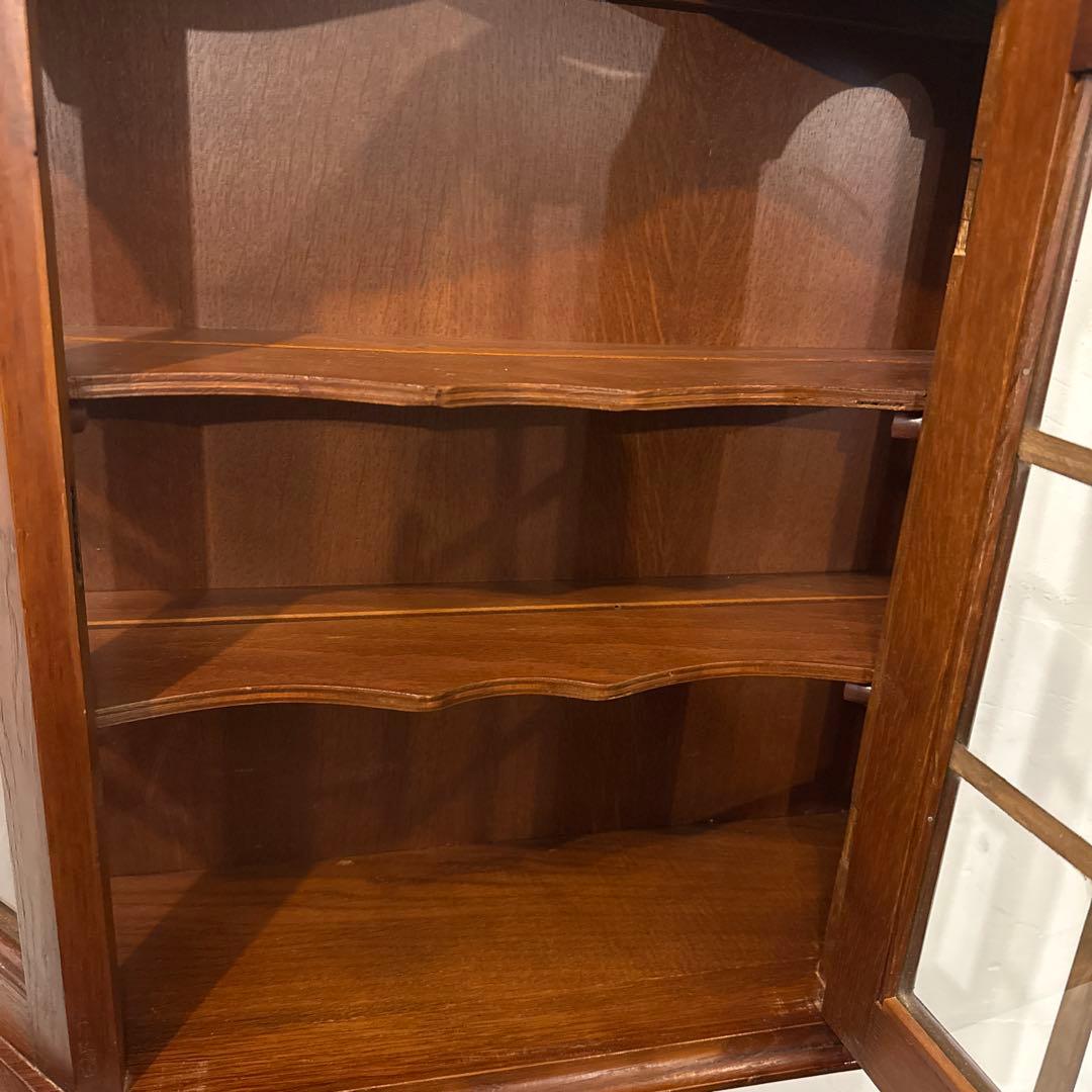 ビンテージ　 ウォールガラスキャビネット